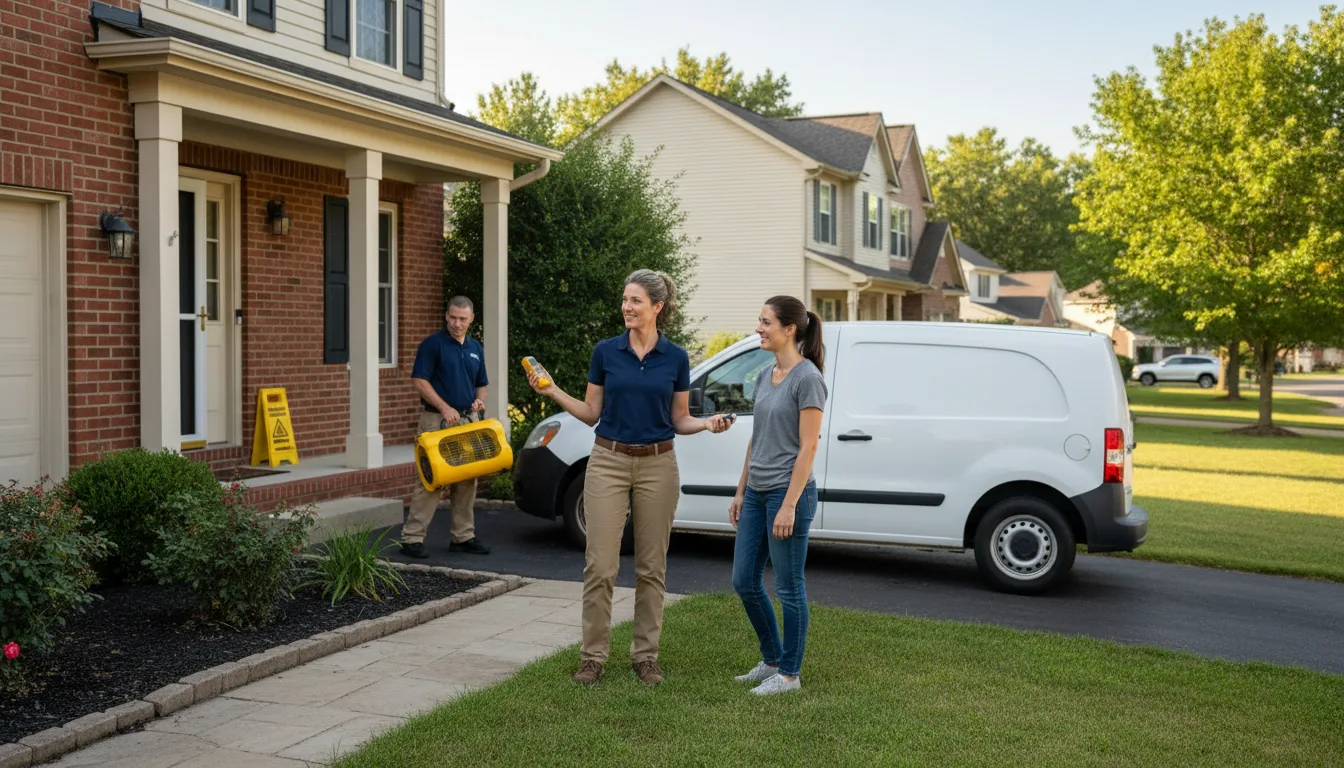 Water restoration image for Dehumidification And Cleanup Services in Milton, WI